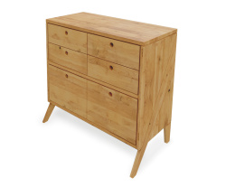 Arbaro dresser 90 - solid, oiled alder wood