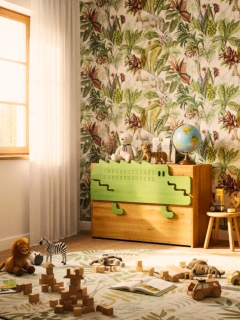 Komoda Krokodyl - lite, olejowane drewno olchowe i sosnowe