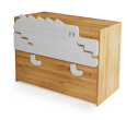 Crocodile dresser - solid, oiled alder and pine wood
