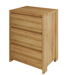Silva dresser 60 with drawers - solid, lacquered alder wood