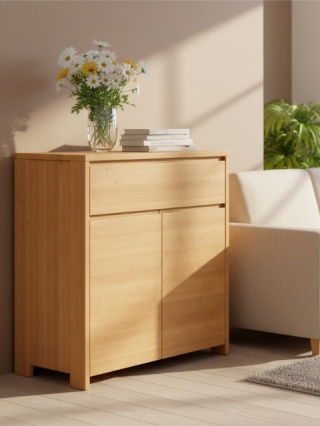 Silva dresser 90 - solid, lacquered alder wood