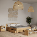 Silva bed - solid, lacquered alder wood
