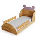 Bed rail - solid, oiled alder and pine wood