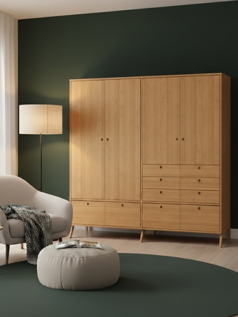 Szafa Arbaro 200 - lite, olejowane drewno olchowe