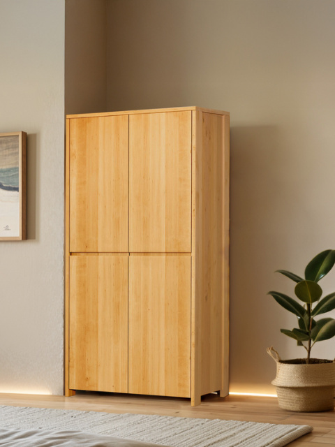 Szafa Silva - lite, lakierowane drewno olchowe