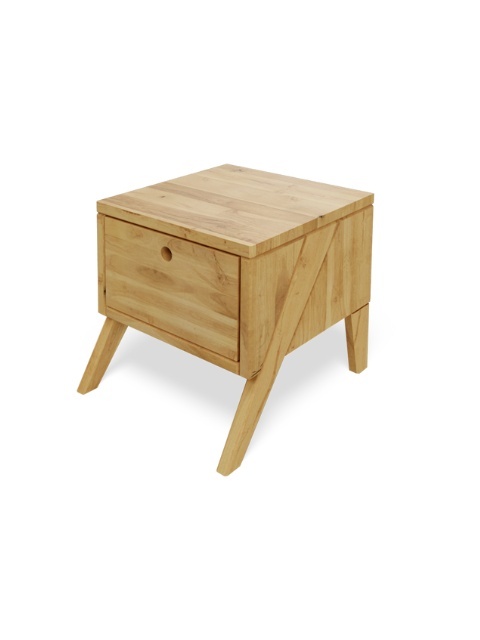 Szafka nocna Arbaro - lite, olejowane drewno olchowe